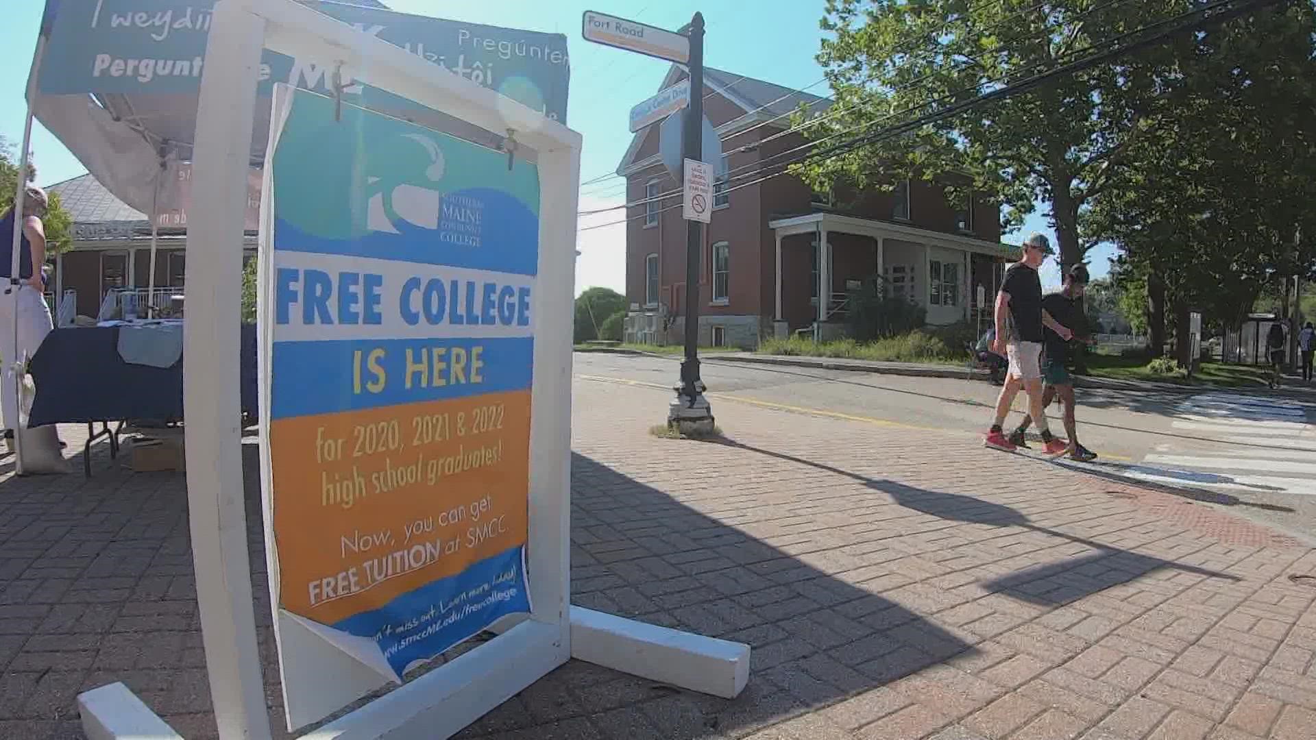 Data from the Maine Community College System shows SMCC had the largest number of new students enrolled from Fall 2021 to Fall 2022.