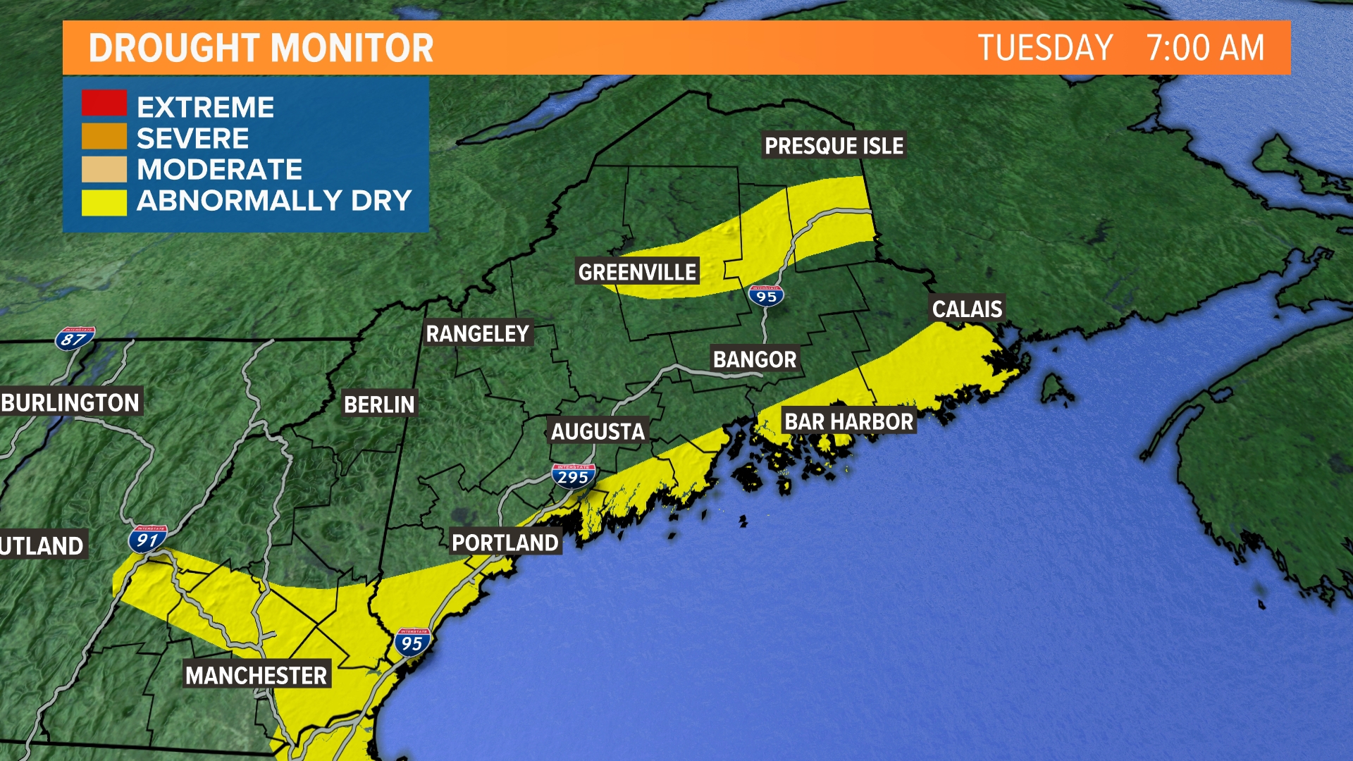 Parts of Maine experiencing drought conditions amid lack of rain ...