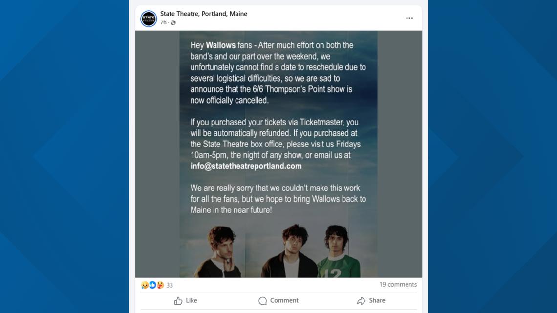 Wallows concert in Portland officially canceled after storm