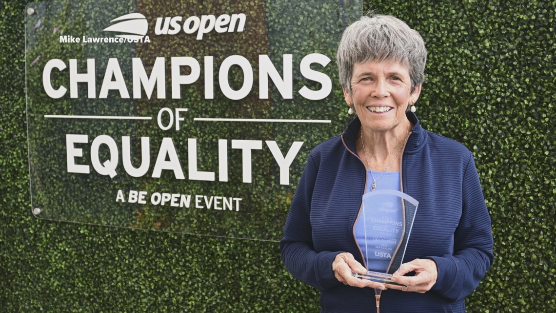 Maine woman honored at U.S. Open for her work in tennis