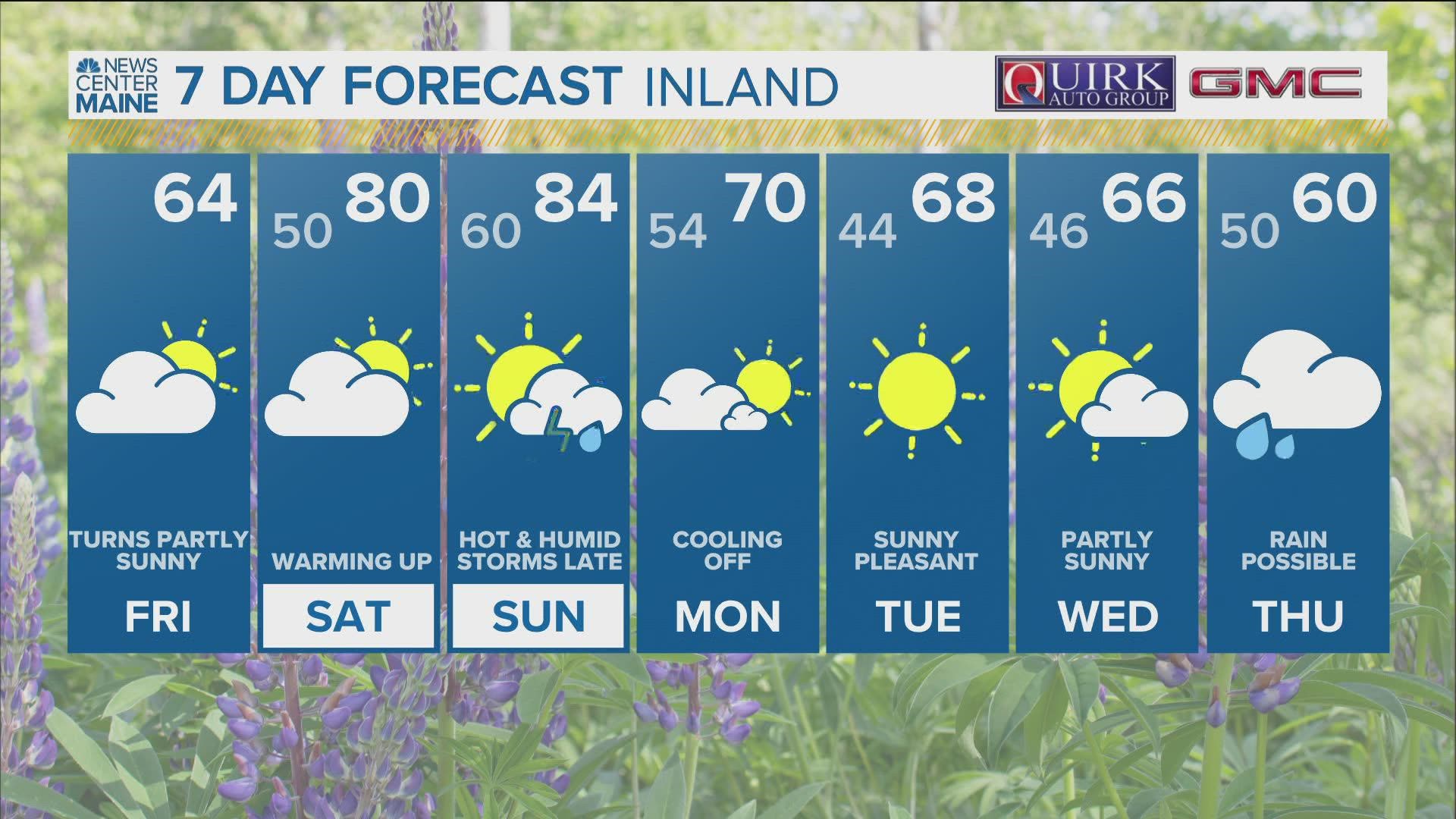 NEWS CENTER Maine Weather Video Forecast 05.20.22 Updated 4:30am