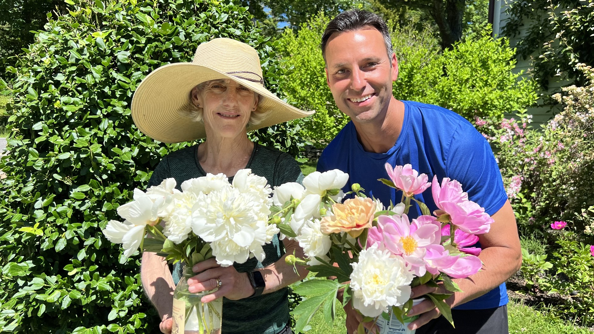 Gardening with Gutner talks with Joan Benoit Samuelson about being a master gardener as she gives a tour of her flower and vegetable gardens.