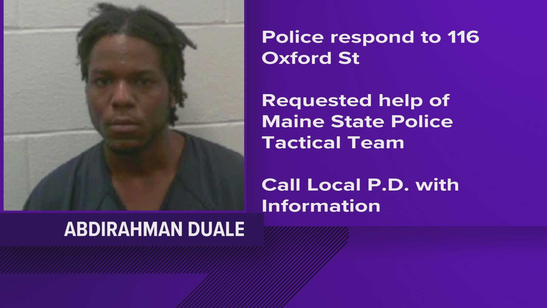 Officials are searching for Abdirahman Duale, or "Gino," in connection to a shooting from May 2022.