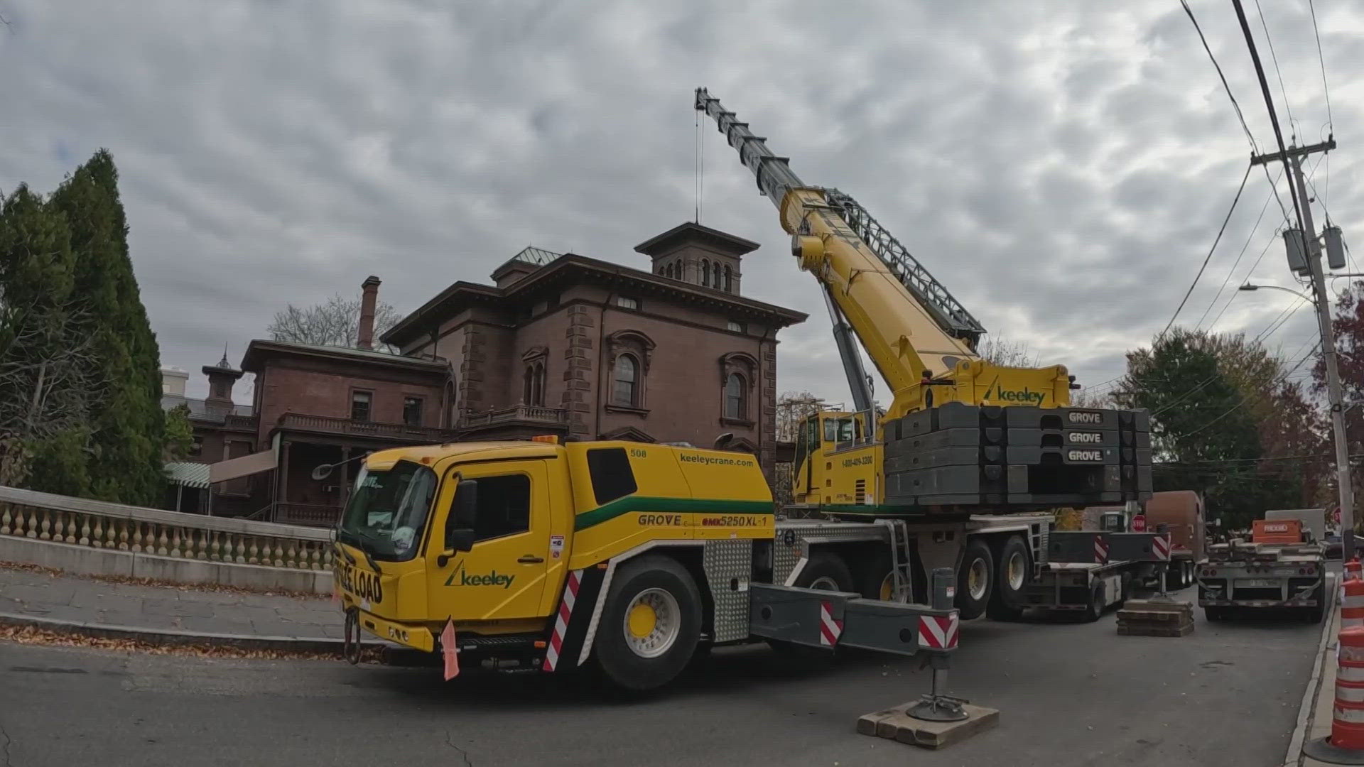 Work is being done on the historical site to keep it looking the way it did 160 years ago.