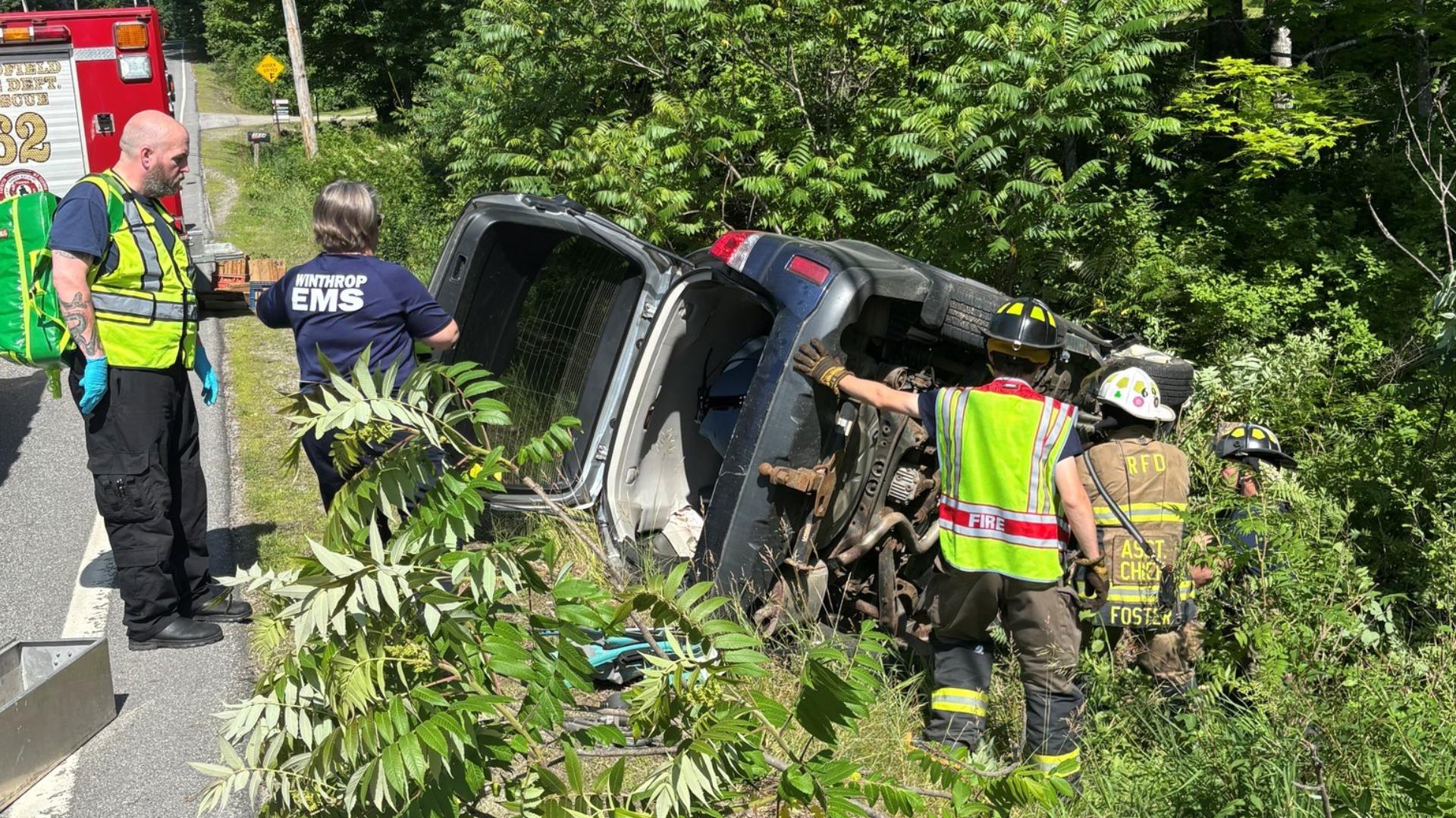 Woman charged with OUI in rollover crash in Fayette, Maine ...