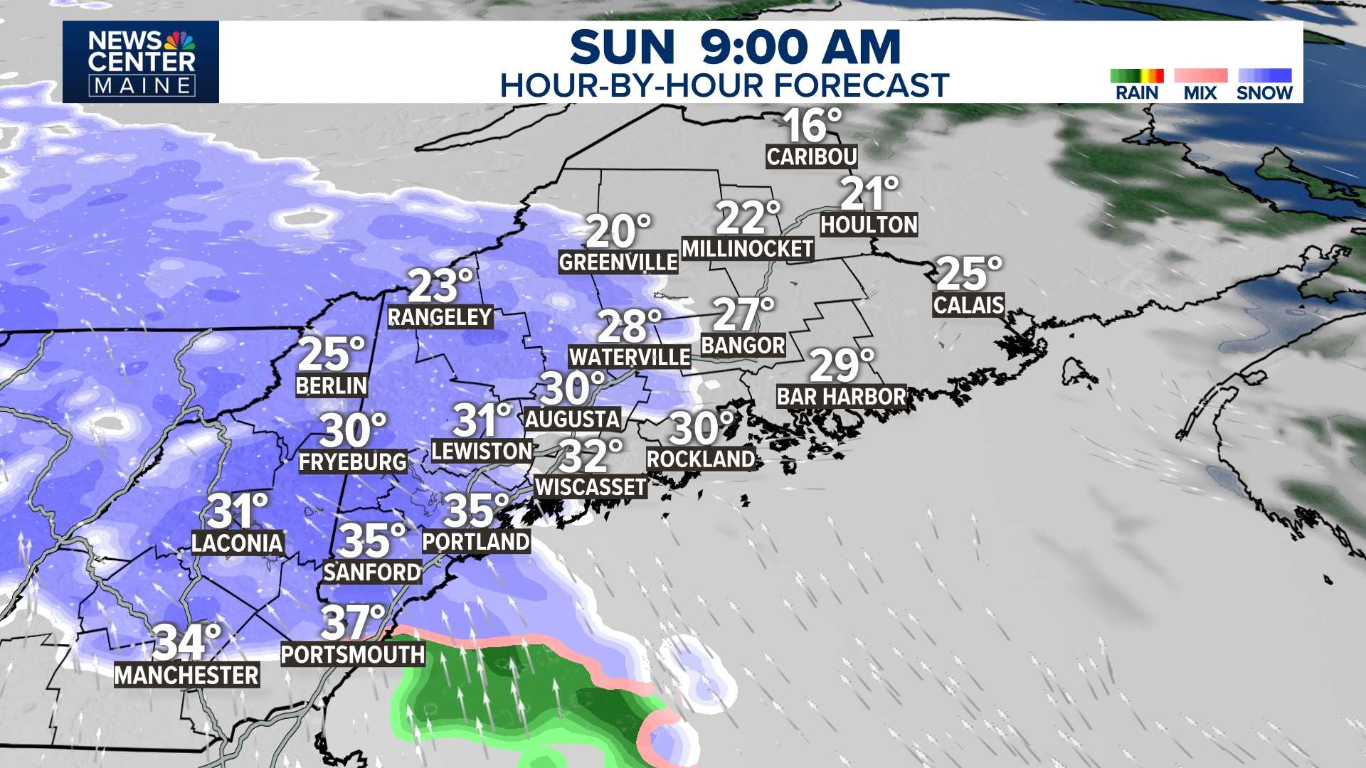 Spring snow falls in Maine today | newscentermaine.com
