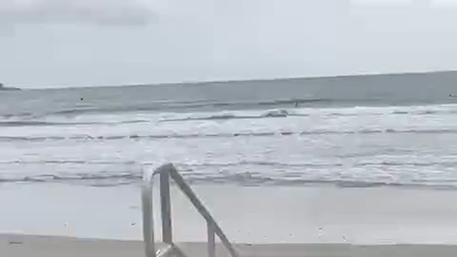 Surfers at Higgins Beach | newscentermaine.com