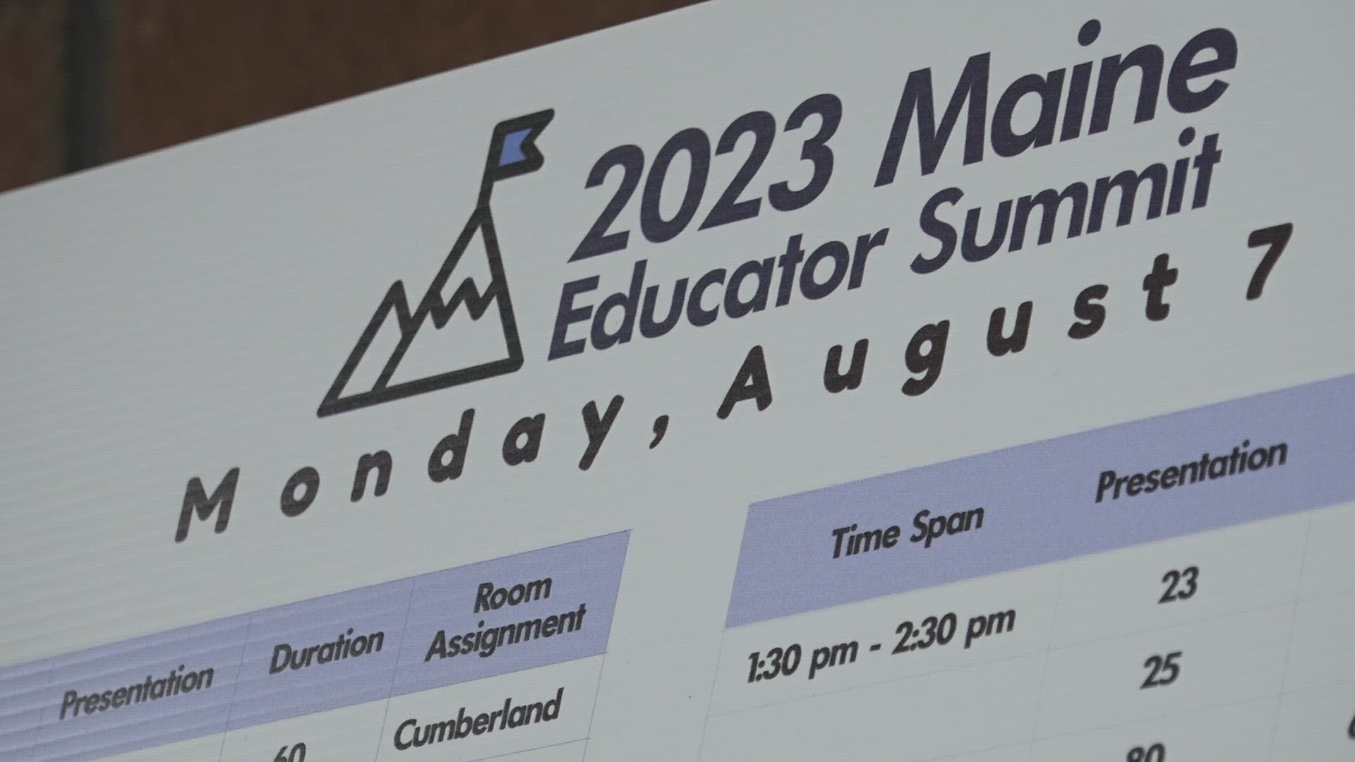 More than 600 people are attending the second annual Maine Educator Summit with the Maine Department of Education at the Augusta Civic Center.