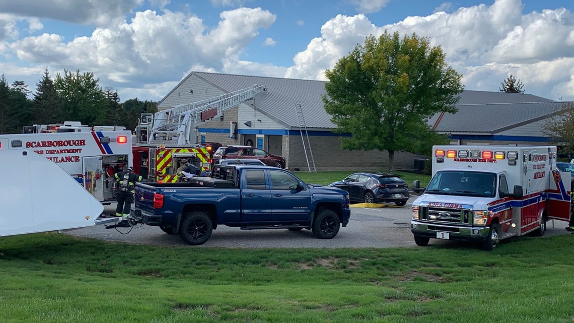 Fire at Moody's Collision Center in Scarborough, ME