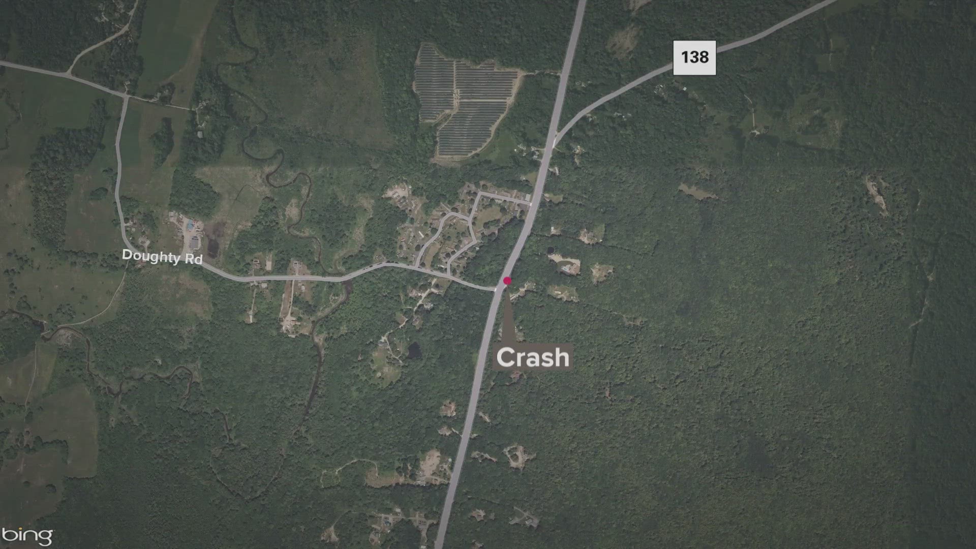 The Sagadahoc County Sheriff's Office said the crash happened around 4 p.m. on Saturday, likely related to weather conditions.