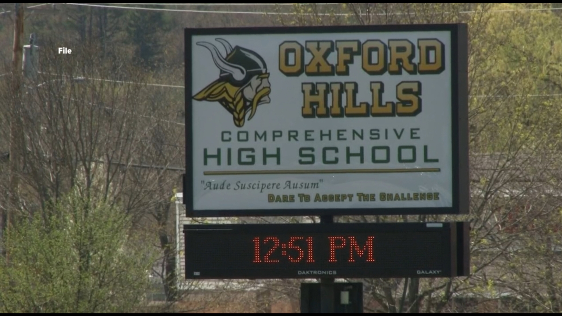 The Oxford Hills Comprehensive High School closed Monday in honor of longtime teacher John Pinto. Pinto died of pancreatic cancer.