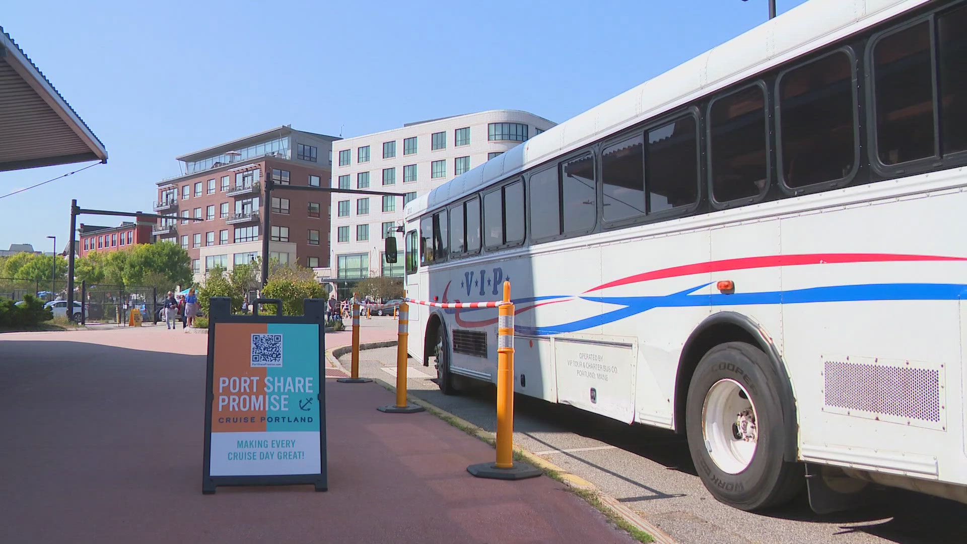 The newly expanded city loop shuttle makes 10 stops through downtown Portland from the Eastern Promenade to the Arts District.