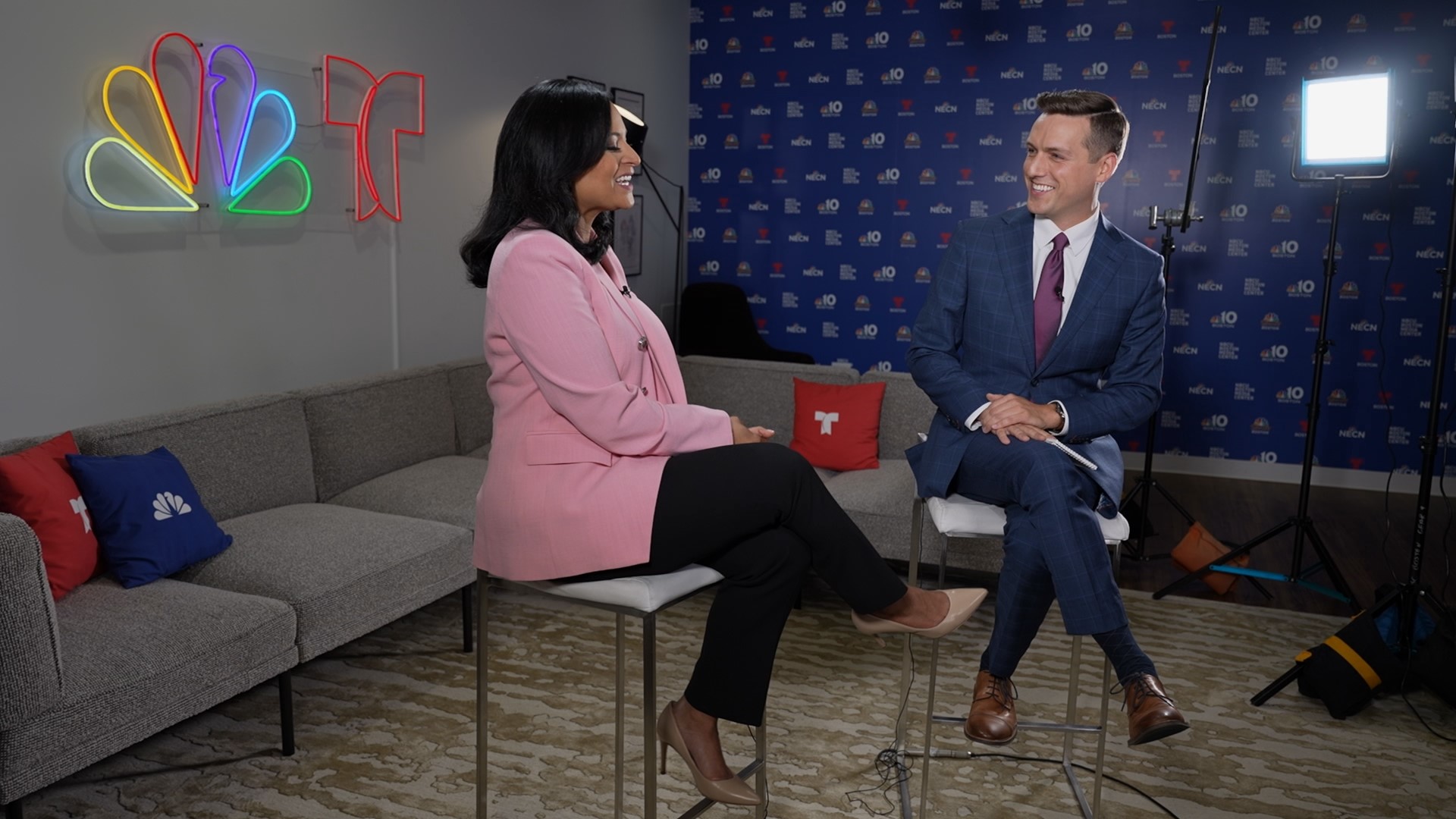 NEWS CENTER Maine's Zach Blanchard sat down for a one-on-one interview with NBC's Kristen Welker.