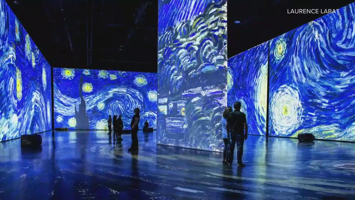 Step inside the immersive “Imagine van Gogh” exhibit