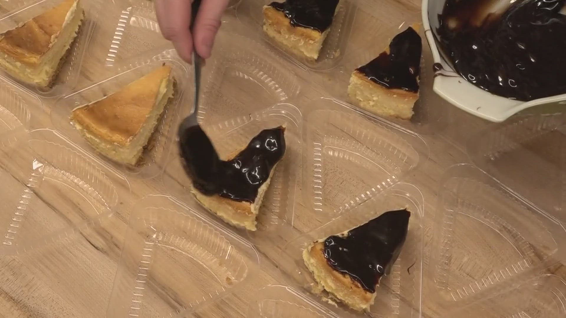 Momo's Cheesecakes is on Main Street in Ellsworth, Maine.