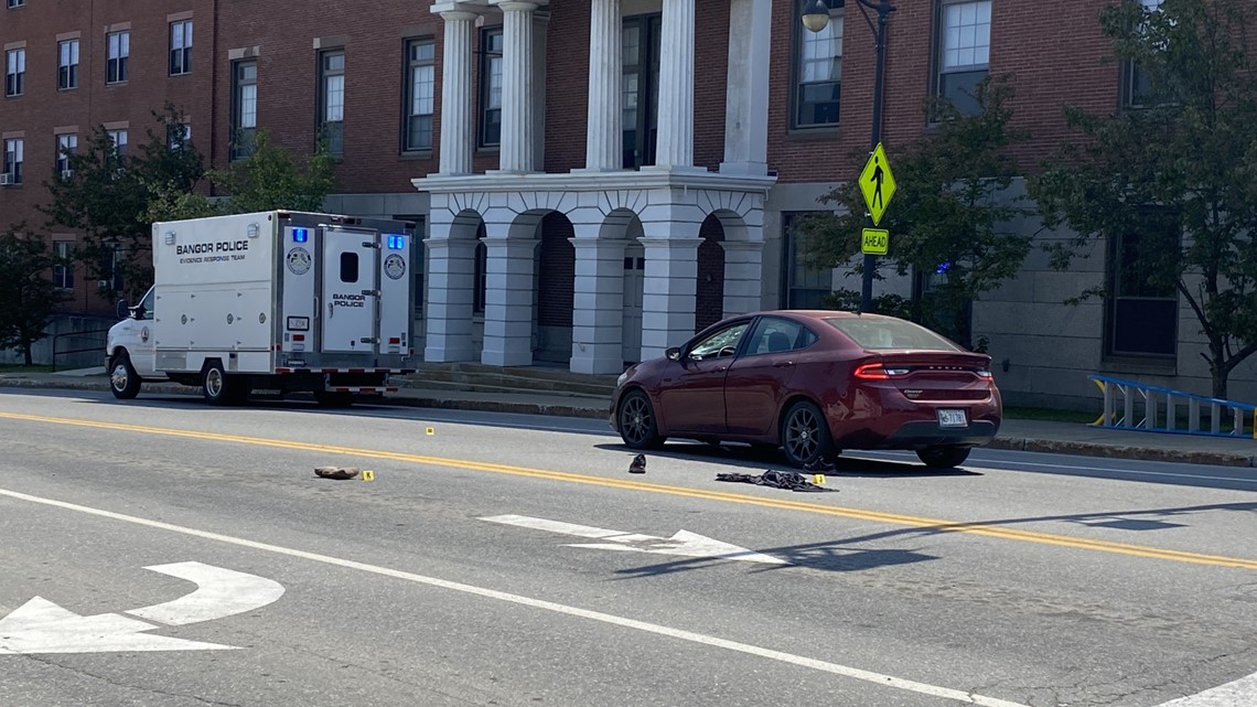 Man seriously injured in car vs. pedestrian crash in Bangor