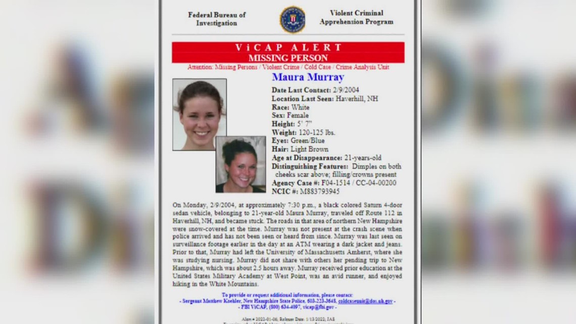 FBI issues nationwide alert in unsolved disappearance of UMass Amherst student