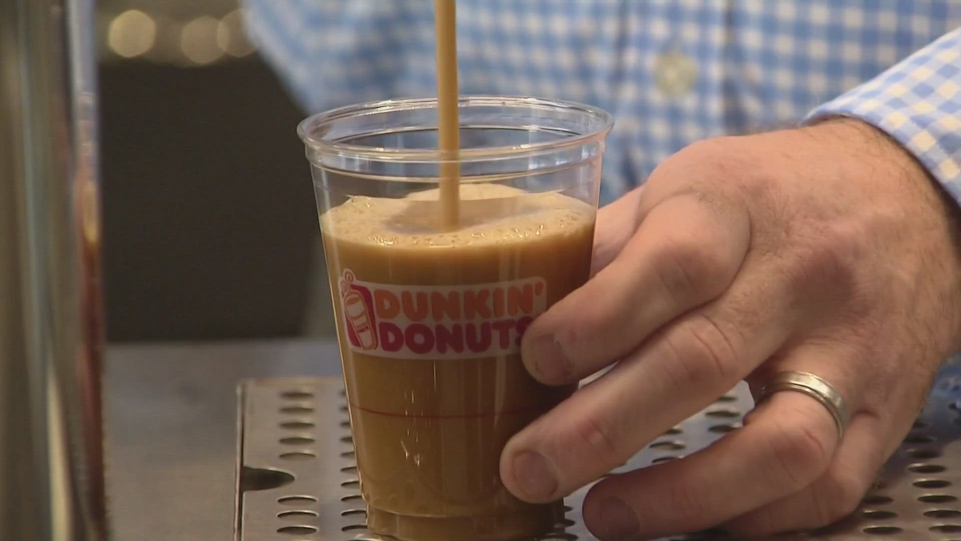 Tuesday is Dunkin' Iced Coffee Day. One dollar from each iced coffee sold will go into the Dunkin' Joy in Childhood Foundation.