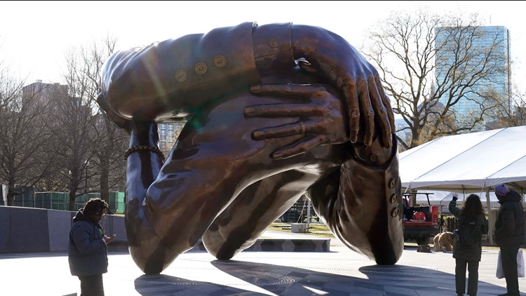 MLK monument unveiled at Boston Common