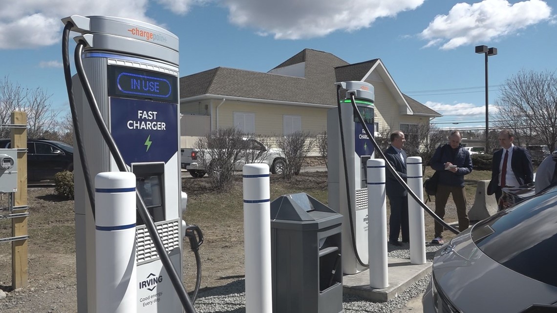 Electric vehicle charging in Maine expands north