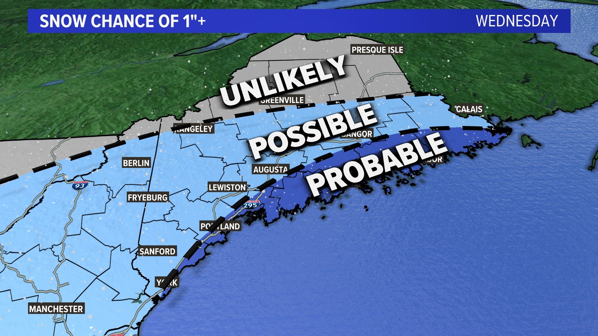 Rain and wind storm Monday, possible snow on Wednesday in Maine ...