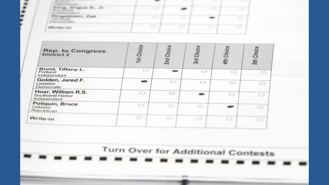 Sep Ranking Here’s how ranked-choice voting will work in Maine’s 2026 election ...