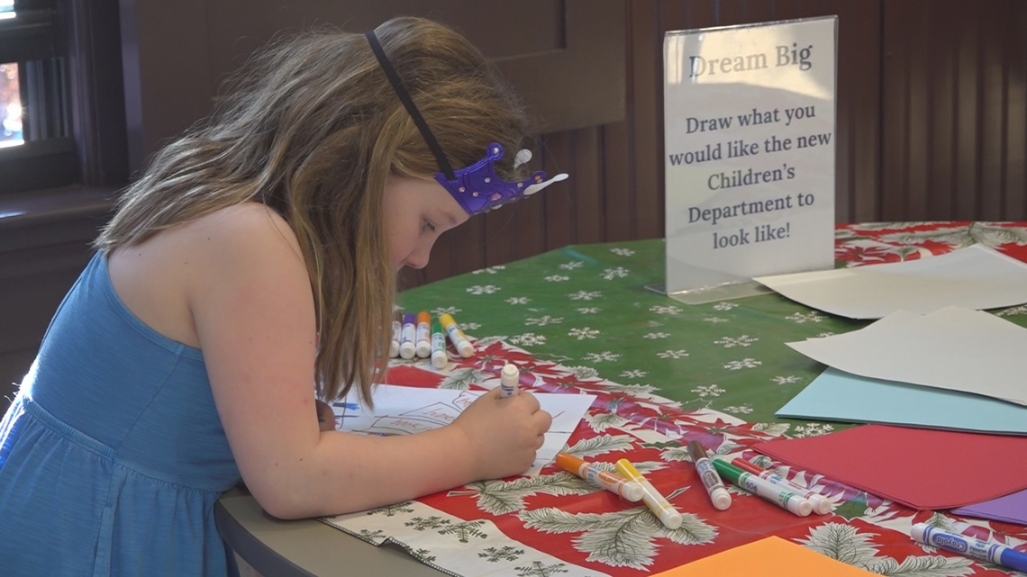 Children’s Creativity Inspires Renovation at the Lewiston Public Library