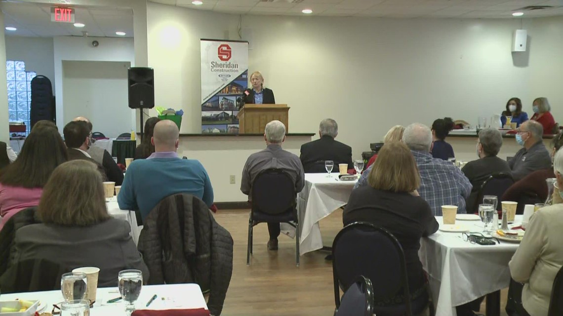 Gov. Mills meets with Mid Maine Chamber of Commerce in Waterville