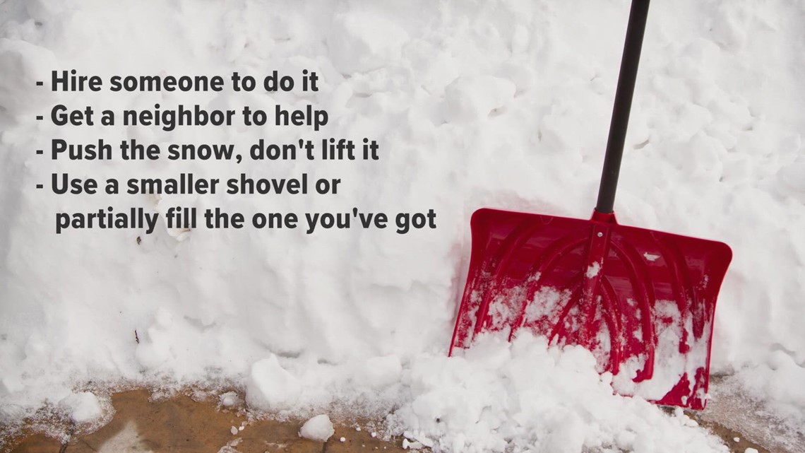 Medical experts warn Mainers to not overexert themselves while shoveling