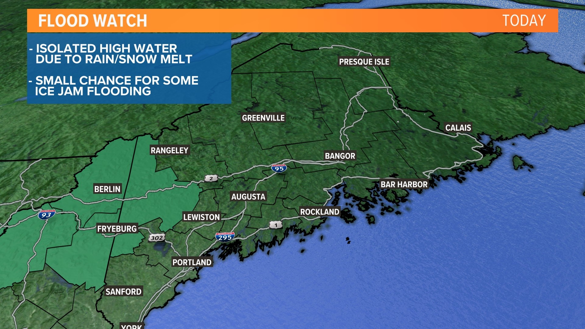 Record warmth to winter storm in Maine this week