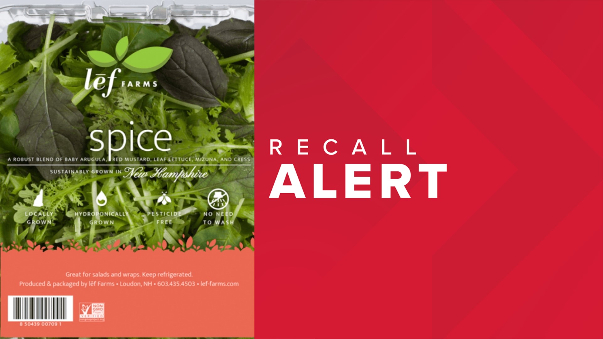 The supplier has recalled the bagged salad due to potential E. coli contamination, the FDA said.