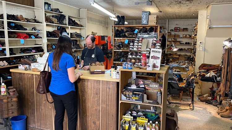 Maine cobbler hopes to keep the shoe repair trade alive
