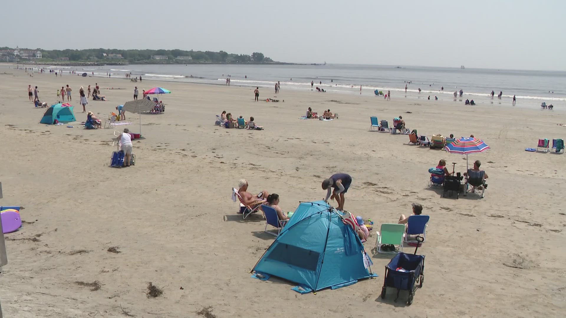 State testing has revealed high levels of bacterial contamination at several beaches in the area.