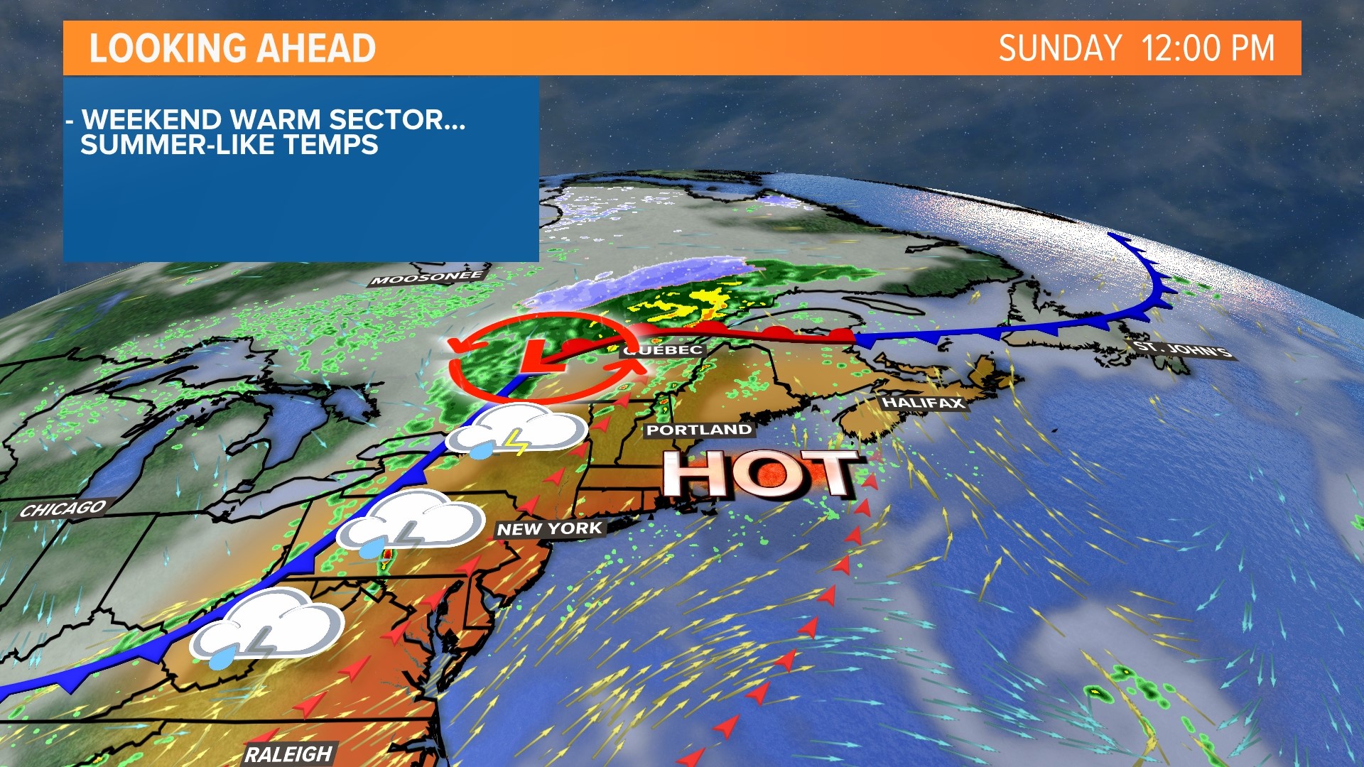 Severe weather possible again in Maine and New Hampshire Sunday