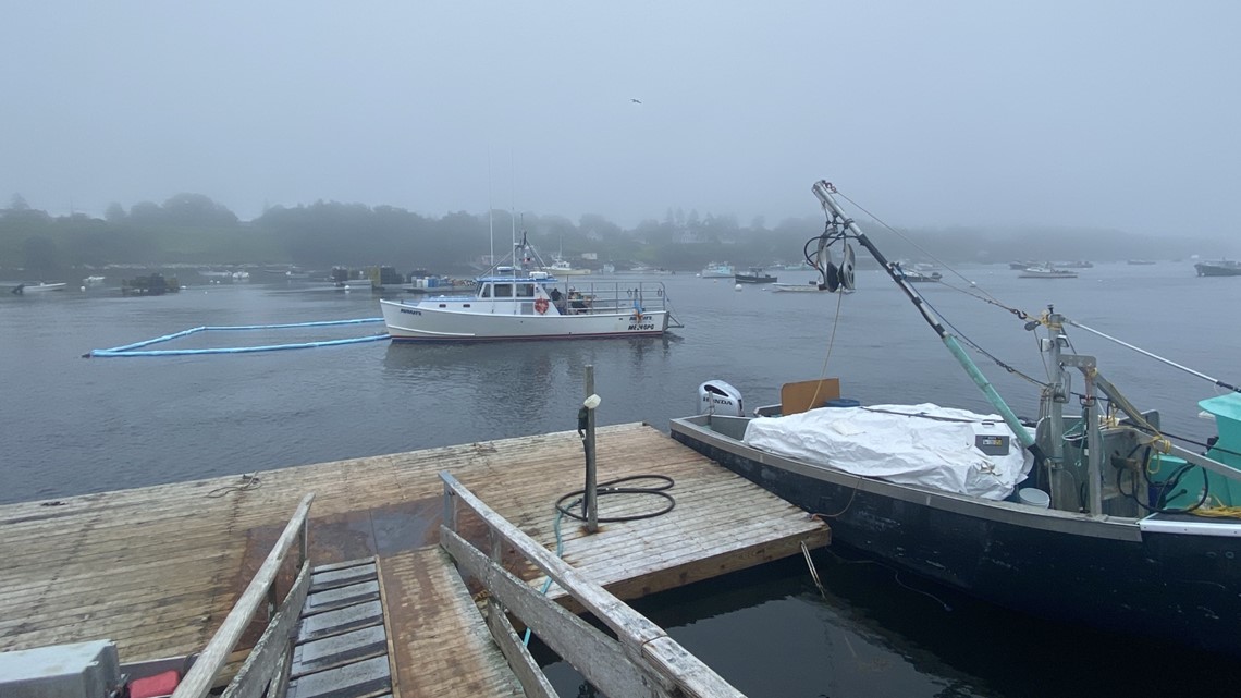 Fuel visible in Mackerel Cove not likely from recent accident officials say