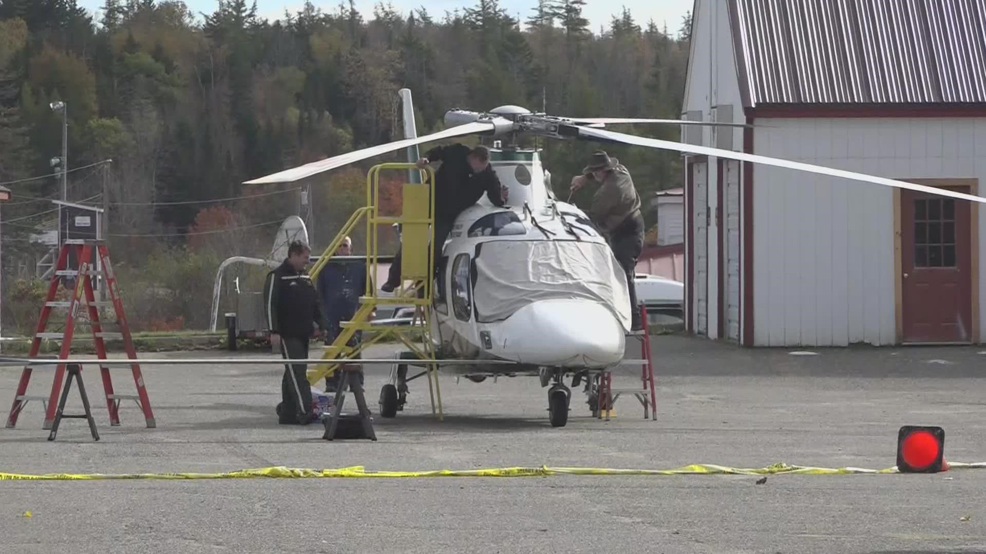 LifeFlight crews and engineers on Monday and Tuesday looked at the blade and the center housing area to check to see how extensive the damage is.