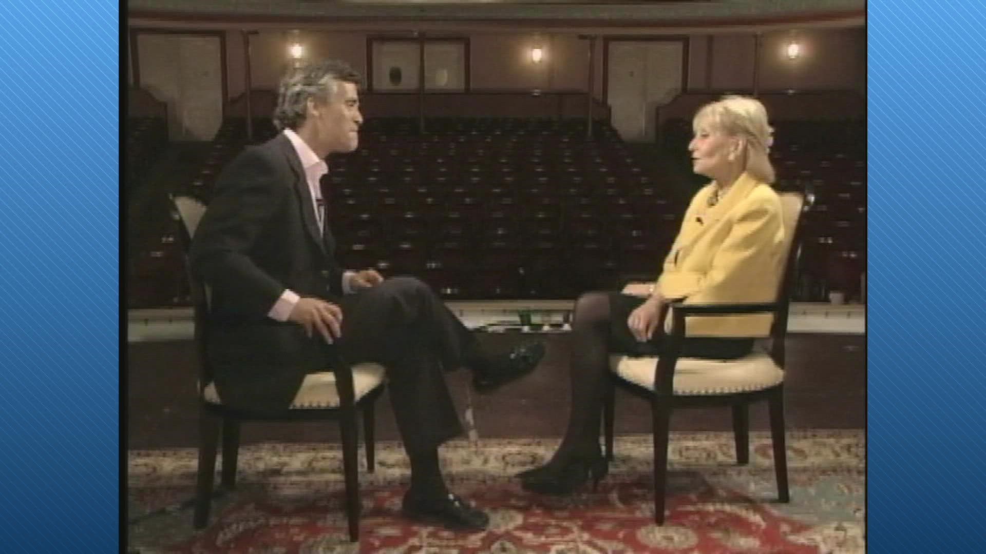 Rob Caldwell interviewed Walters while she was promoting her book, "Audition".