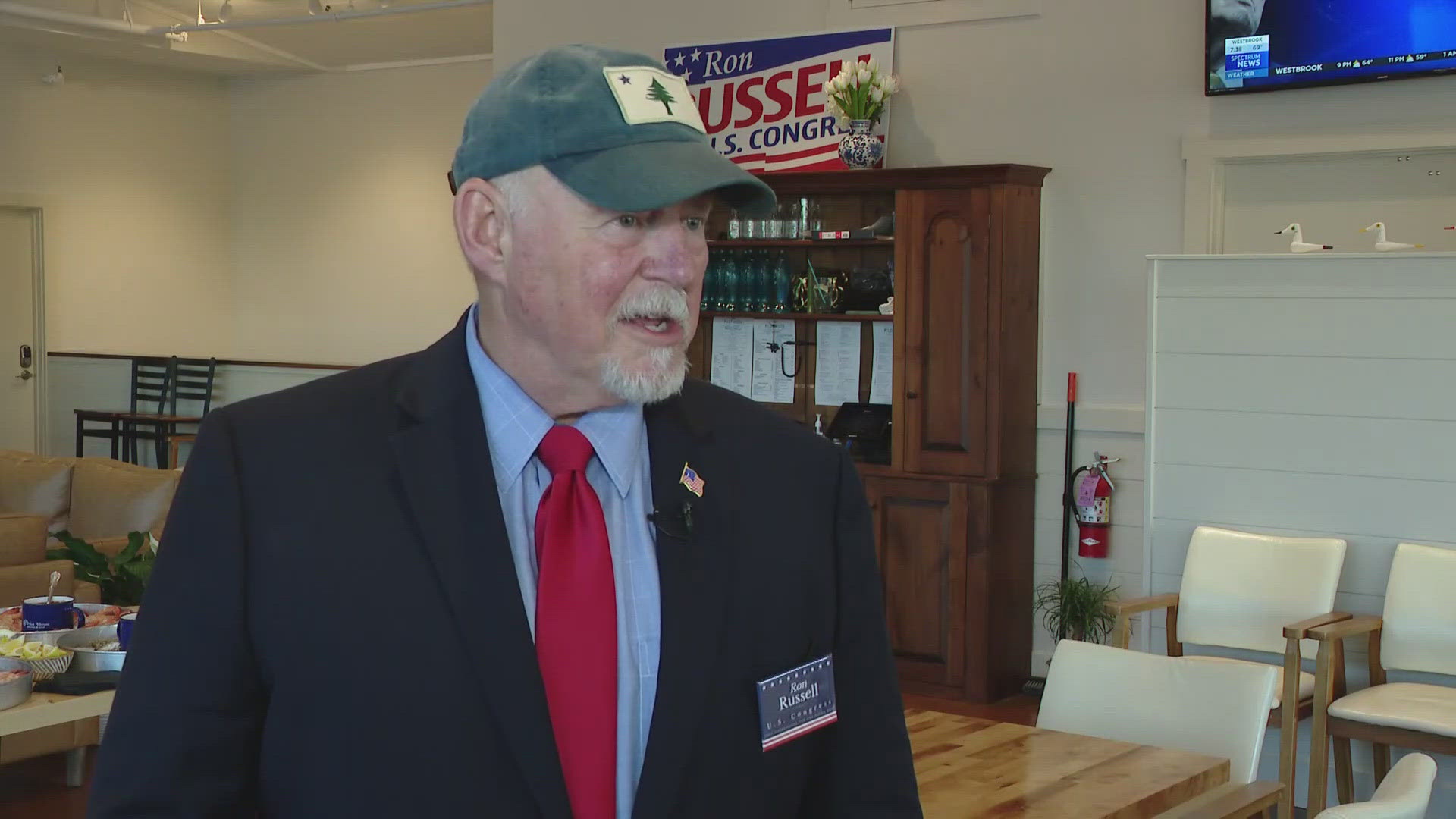 Russell defeated Andrew Piantidosi in Tuesday’s Republican primary for the chance to take on incumbent Democratic Rep. Chellie Pingree in Maine's 1st District.