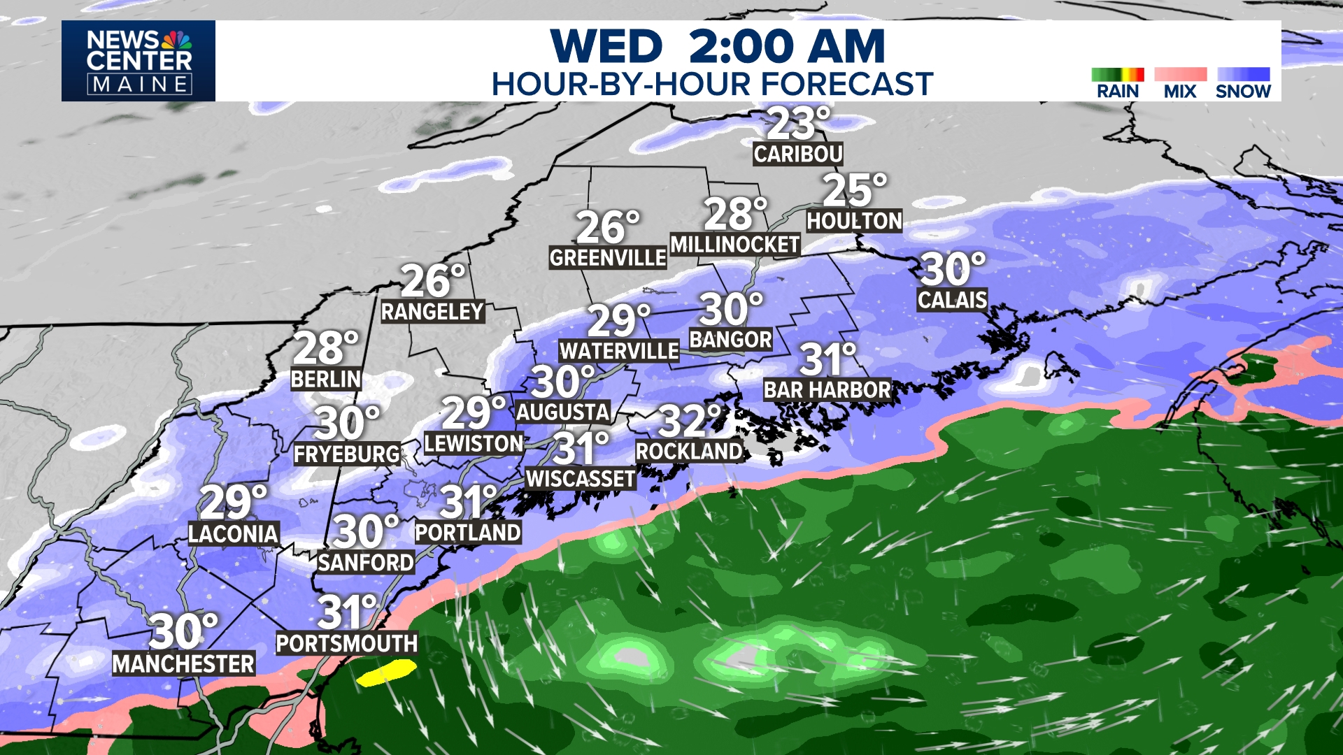 Another round of snow tonight | newscentermaine.com