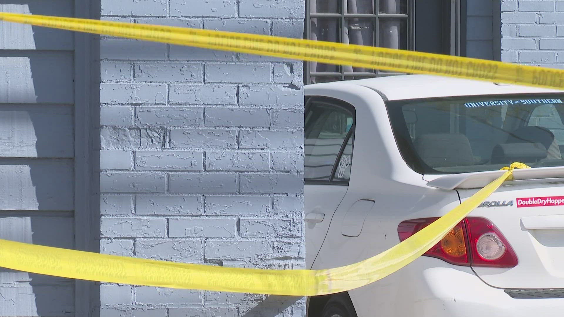 Police said they were called about a fight Sunday afternoon on Elm Street and arrived to find a man with a gunshot wound that was not considered life-threatening. 