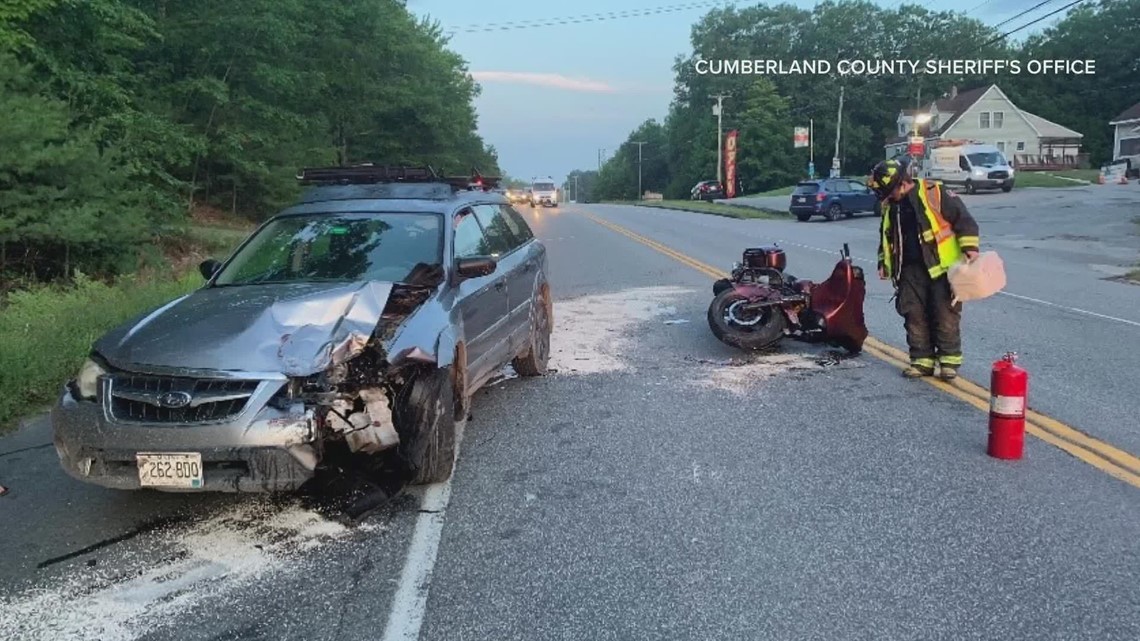 Motorcyclist seriously injured in Raymond crash