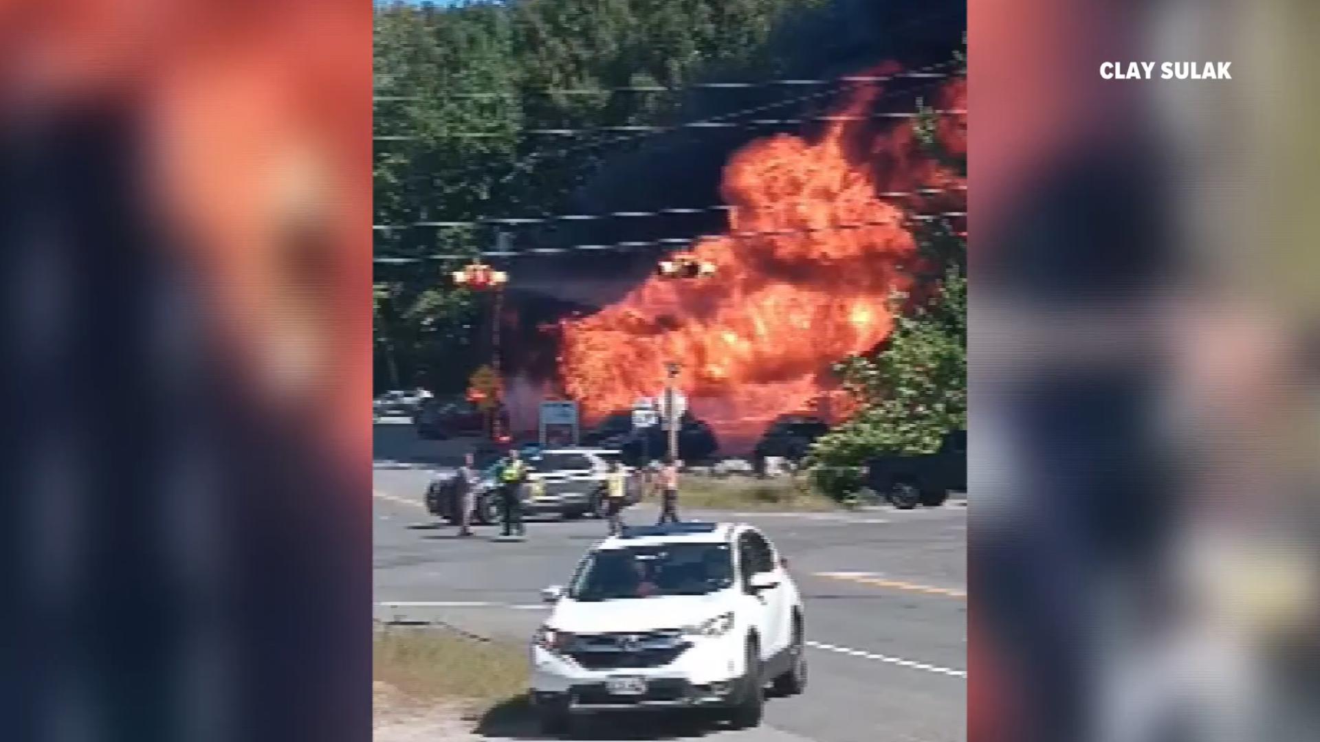 Pfas Inhalation Richmond auto shop engulfed by flames on Monday | newscentermaine.com