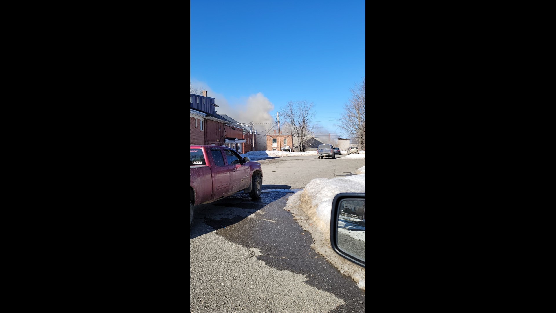 Downtown Houlton apartment building a total loss after fire