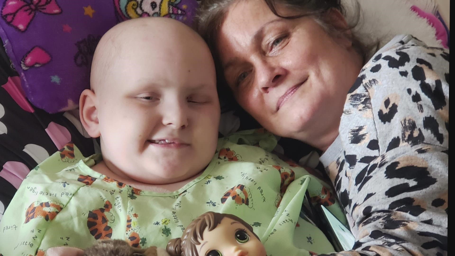 Emmi was due to come home next month to continue her treatment, but that will be easier said than done. While in the hospital, her home in Plymouth was destroyed.