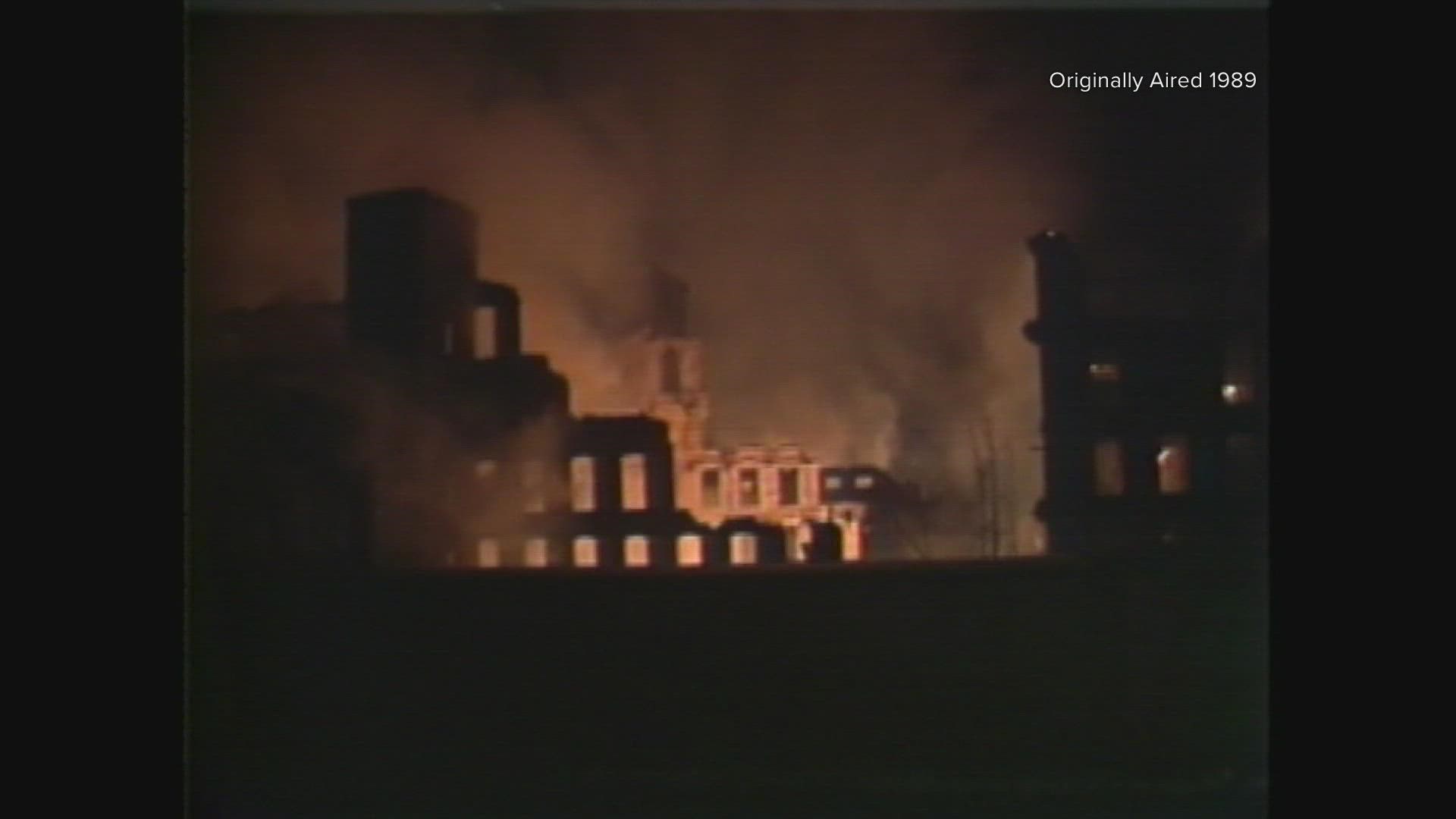 On Nov. 30, 1989, a piece of the Augusta landscape that had been an important part of the community for decades burned down.