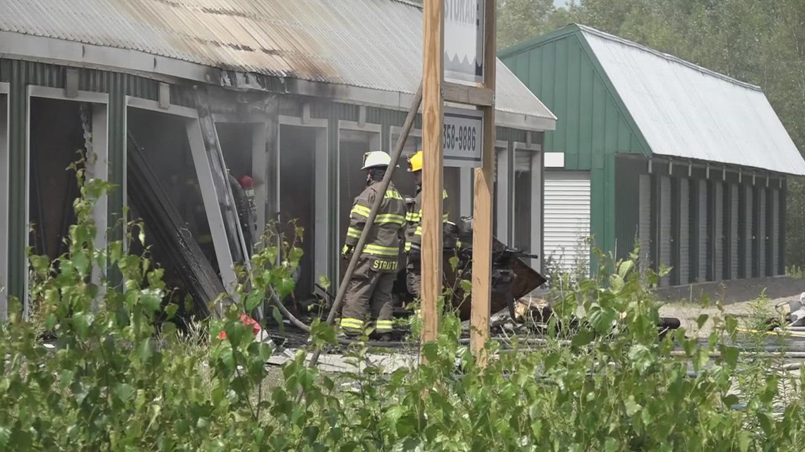 Crews at scene of storage facility fire in Lincoln | newscentermaine.com