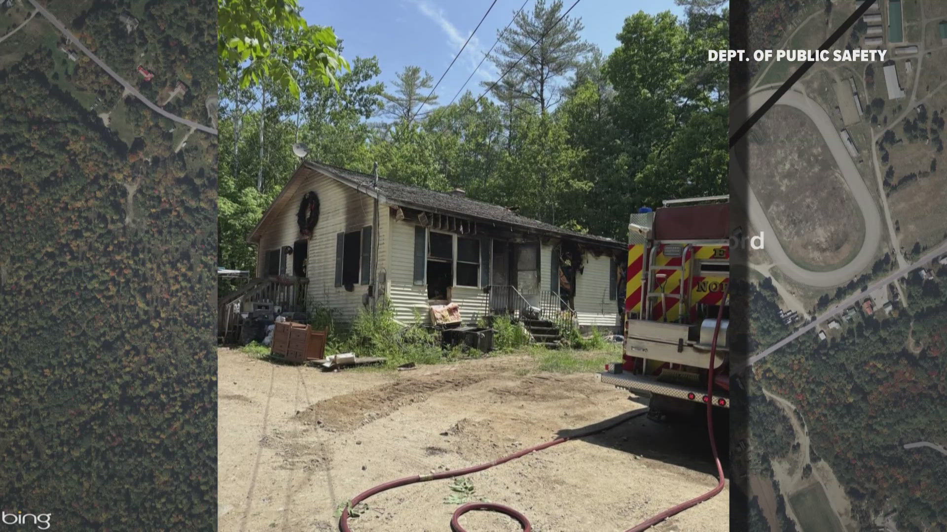 A fire damaged a home on Eddie Kahkonen Road in Norway early Friday morning. Officials say the blaze started in the basement. The cause is still under investigation.