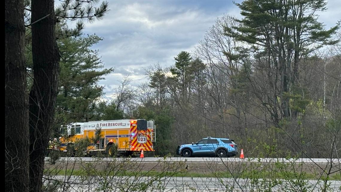 Maine State Policer Respond To Incident On I-295 Near Freeport ...