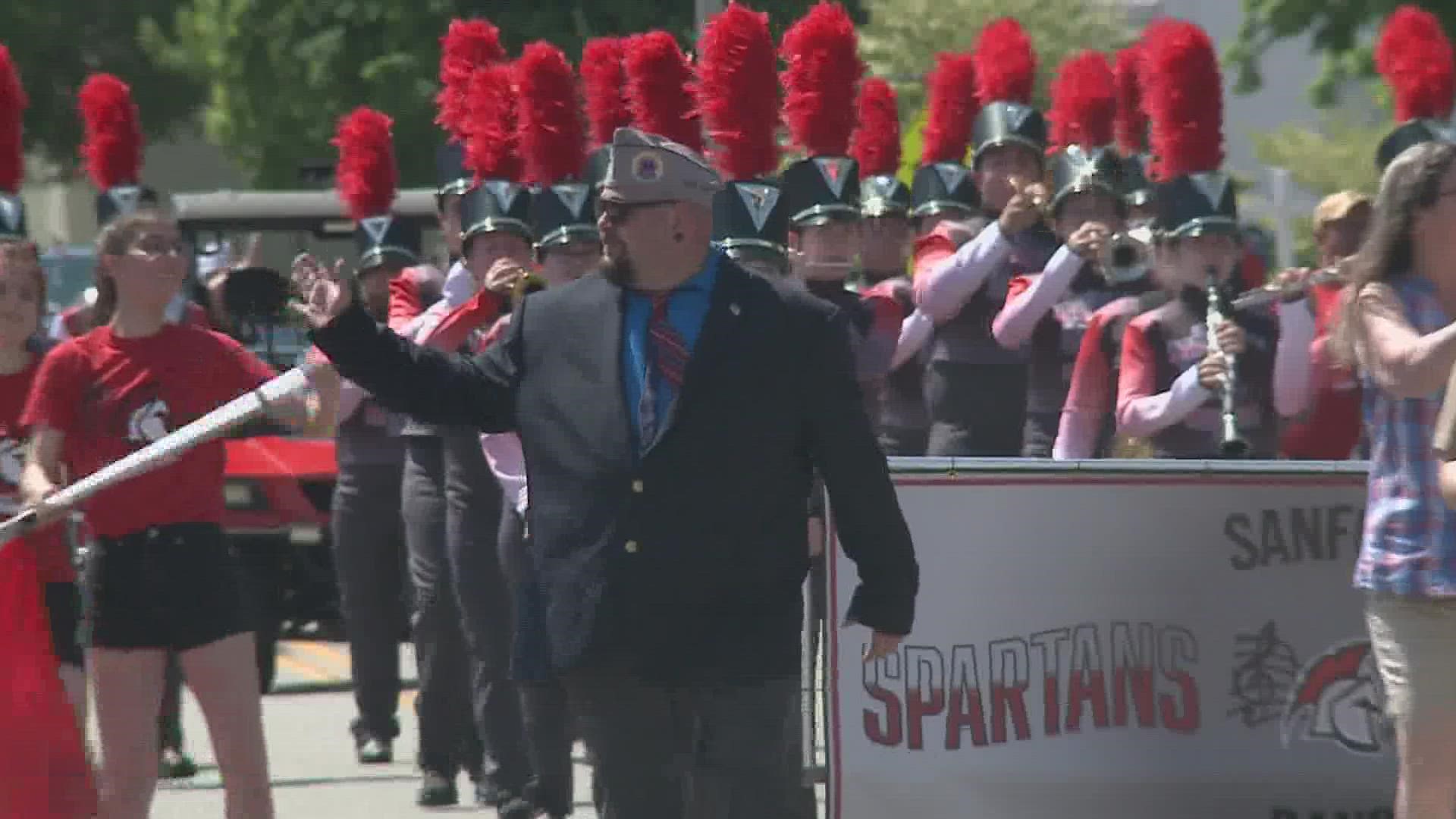 Gov. Janet Mills also spoke at the Southern Maine Memorial Veterans Cemetery in Springvale.