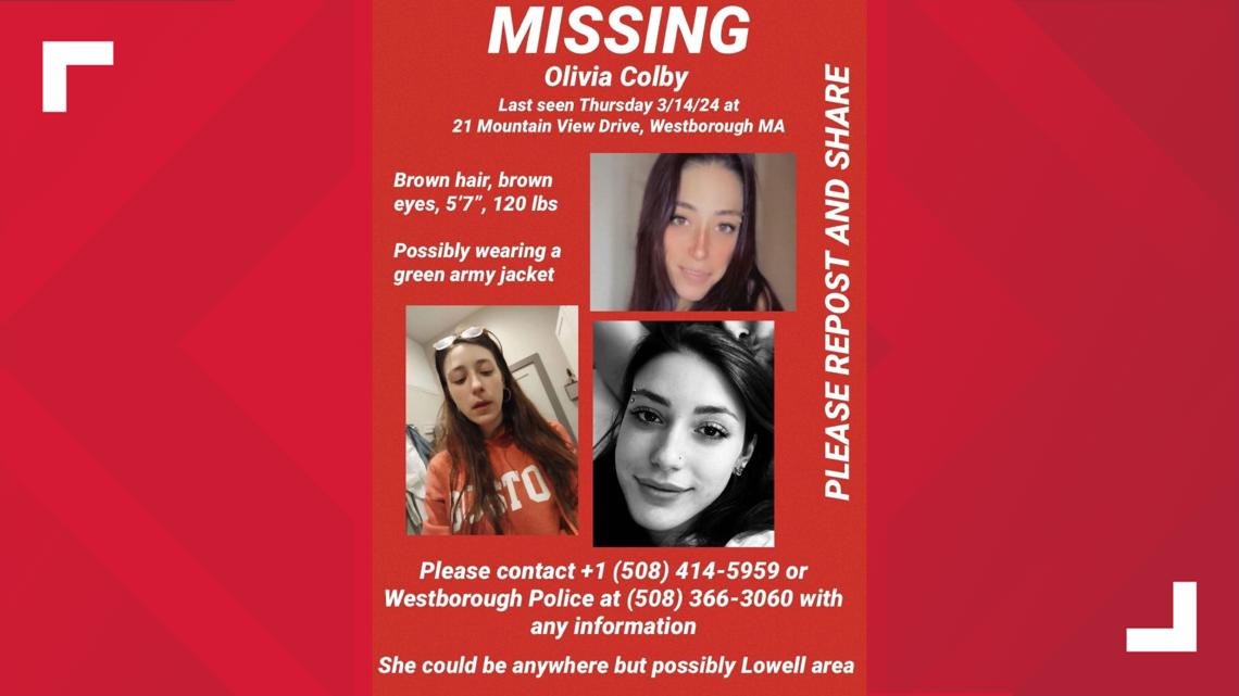 Olivia Colby, missing Massachusetts woman, possibly seen in Maine